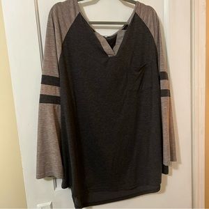Cute long sleeve Jersey T-shirt 22w